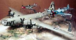 B-29 "FIFI" P-51 & P-47 Escorts