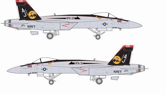 F/A-18E Super Hornet, VFA-31 "Tomcatters" Dragon #50136