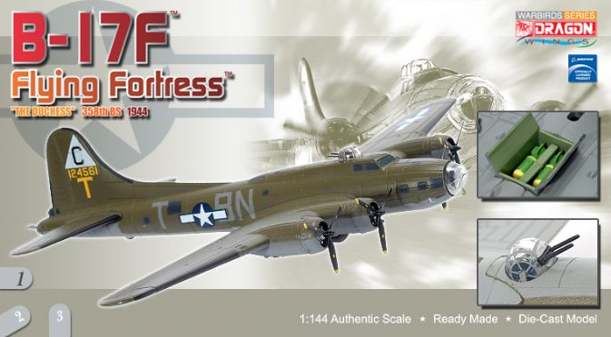 B-17F-25 Flying Fortress "The Duchess" 358th BS, 1944 DRW51003 - Click Image to Close