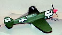 P-40 Curtiss 1/100 (5395) - Click Image to Close