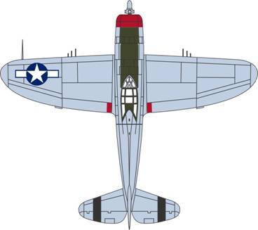 P-47D Thunderbolt 1/72, 1944 (AC032)