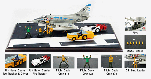 A-4B,USN VA-106 Gladiators, Air Base Diorama W/figures HD0002 - Click Image to Close